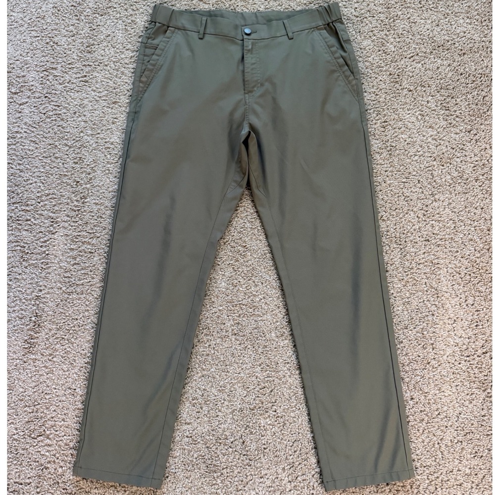 Jack Archer Jetsetter Pants Mens 34x30 Olive Green Performance Tech Chino